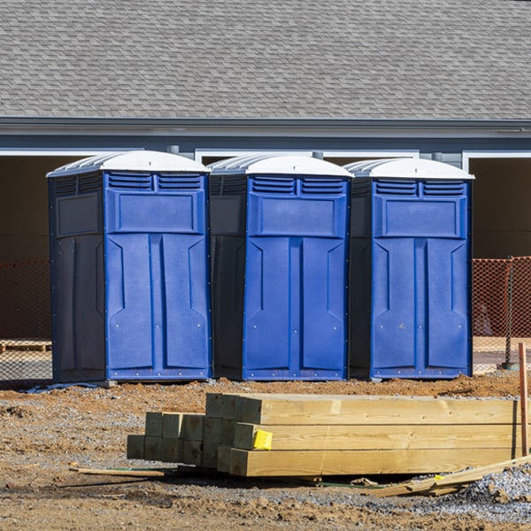 how often are the portable toilets cleaned and serviced during a rental period in Eastwood Kentucky